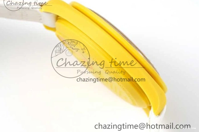 1223 Speedmaster Misson To The Sun 1:1 Best Edition Yellow Dial On Nylon Strap Quartz FlexibleFit 7855